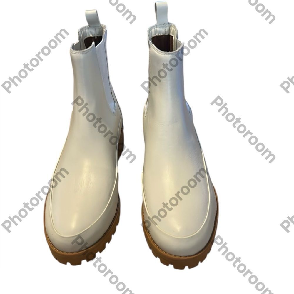 Rebecca Allen Women's The All Weather Boot, Cream, Size 8, NWOT